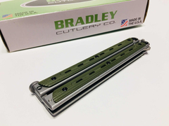 BRADLEY Navaja Mariposa Balisong KIMURA Black MADE IN USA