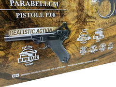 UMAREX Pistola Co2 LUGER PARABELLUM P08 4,5mm Metalica BLOWBACK