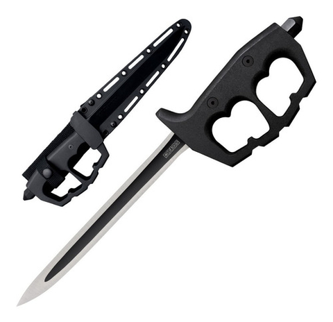 COLD STEEL 80NTST Puñal 3 Filos Manopla CHAOS STILETTO Acero SK-5