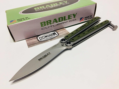 BRADLEY Navaja Mariposa Balisong KIMURA Black MADE IN USA