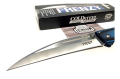 COLD STEEL Navaja Defensa FRENZY 2 Azul ACERO S35vn ORIGINAL