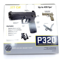 SIG SAUER Pistola Co2 Sig Sauer P320 Cal. 4,5mm ORIGINAL