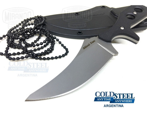 COLD STEEL 49HFSZ Cuchillo MINI TAC SKINNER Acero AUS-8A