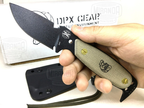 DPX Cuchillo Bushcfraft Rowen Dpx Hest Black Original MADE IN USA