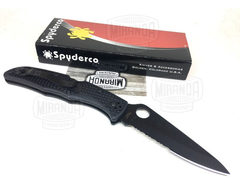 SPYDERCO Navaja ENDURA C10PSBBK Black VG10 MADE IN JAPAN