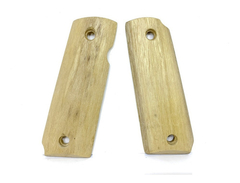 Cachas Pistola Colt 1911 De Madera Natural Lisa Muy Lindas !