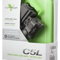 VIRIDIAN Linterna y Laser Verde C5L Original MADE IN USA
