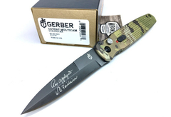 GERBER Navaja Automatica COVERT Camo Multicam MADE IN USA