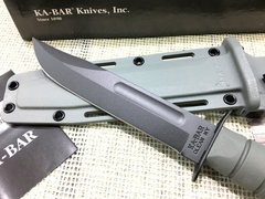 KA-BAR Cuchillo 5011 Verde Filo Liso MADE IN USA