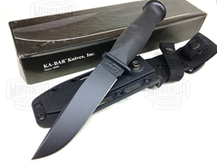 KA-BAR Cuchillo 2221 USN NAVY Mark I Black Original MADE IN USA