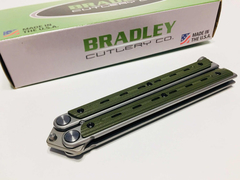 BRADLEY Navaja Mariposa Balisong KIMURA Black MADE IN USA