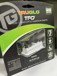TRUGLO Miras TFO Tritium Y Fibra Optica Glock 42 43 43X 48