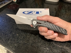 ZT ZERO TOLERANCE Navaja 0707 Titanio y Fibra de Carbono MADE IN USA