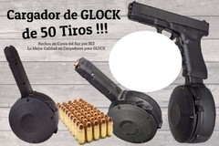 GLOCK Cargador Cal. 9mm Tambor de 50 Tiros