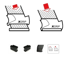 XGRIP Adaptador de Glock 43 a Cargador Glock 43 ETS de 9T