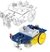 Auto Rover D2-1 Kit Diy Seguidor de Líneas - tienda online