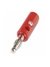 Conector Ficha Plug Banana Plastica Con Tornillo Rojo - PatagoniaTec Electronica