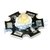 Led 1w Con Placa De Aluminio Blanco Alto Brillo