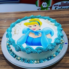 Feminino - Torta com Papel de Arroz - Tema da sua festa - Italiano Salgados - Goiânia