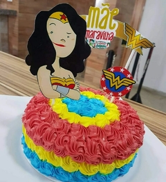 1kg Torta + 1 Unid. Topo de Bolo (Tema Dia Das Mães)