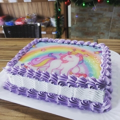 Imagem do Feminino - Torta com Papel de Arroz - Tema da sua festa