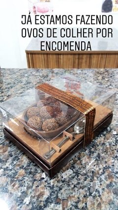 Ovo de Colher Brigadeiro de Panela - Páscoa (350g) - comprar online