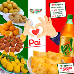 Hora Lanche - Mês Dos Pais : Salgados Fritos + Mini Pastéis e Refri Kuat