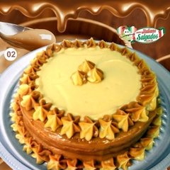 Torta Creme Doce de Leite com Amendoim (Somente por encomenda) - comprar online