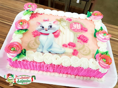 Feminino - Torta com Papel de Arroz - Tema da sua festa - comprar online