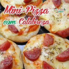 Mini Pizza Calabresa Goiânia