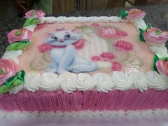 Feminino - Torta com Papel de Arroz - Tema da sua festa na internet