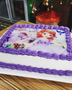 Feminino - Torta com Papel de Arroz - Tema da sua festa - loja online