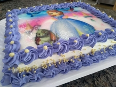 Feminino - Torta com Papel de Arroz - Tema da sua festa - Italiano Salgados - Goiânia