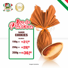 Ovo de Páscoa - Tradicional - 150g, 250g e 350g (Cookies) - comprar online