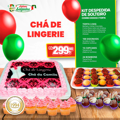 Kit Chá de Langerie - Combo Doces e Torta (Serve Aprox. 25 Pessoas) - comprar online