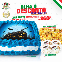 Combo Olha Desconto HALLOWEEN - Serve Aprox. 20 pessoas - Tema Halloween (Tema a escolha) - comprar online