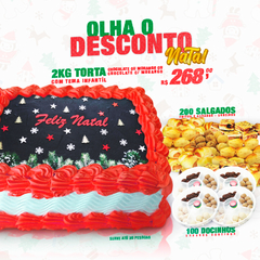 Combo Olha Desconto De Natal - Serve Aprox. 20 pessoas - Tema de NATAL