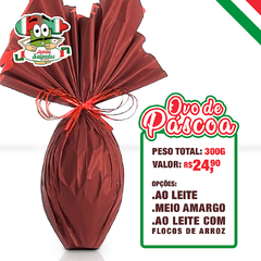 Ovo de Páscoa - Tradicional - 350g (Ao Leite)