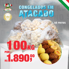 Salgados Congelados - 100kg no ATACADO : Fritos Tradicionais (6 tipos) - comprar online