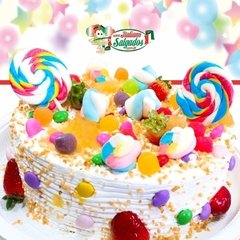 Torta Bolo Alegria aniversário infantil festa 