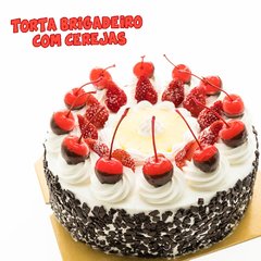 Torta Brigadeiro com Cerejas - o KG na internet