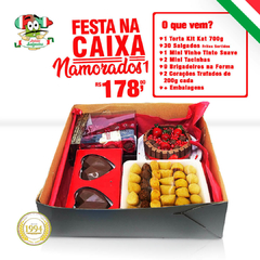 Festa Na Caixa - Namorados nª01 - C/ Torta 700g (Mini Torta) - Imagem Ilustrativa - comprar online