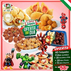 Combo Hora lanche Dia Das Crianças: c/ Mini Churros +Doces e Pizzas - comprar online