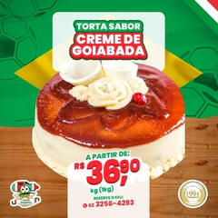 Torta Creme Goiabada - 1kg (Por encomenda)