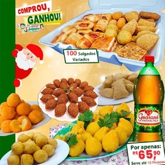 Comprou Ganhou c/ Salgados Variados (Fritos e Assados) + Guaraná Antarctica