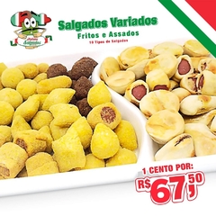 Acima de 500 un Salgados Variados (Tradicionais: Fritos e Assados) - R$ 58,90 cada cento. na internet