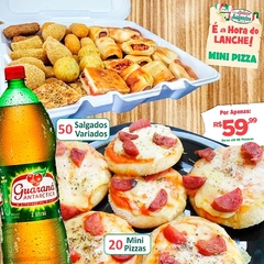 É a Hora do Lanche com Mini Pizzas - comprar online