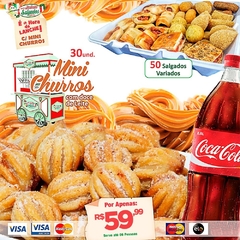 É a Hora do Lanche - Mini Churros com Doce de Leite - comprar online