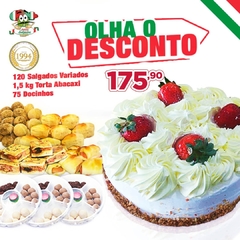 Olha Desconto c/ Torta Abacaxi - 1,5kg (Serve aprox. 15 pessoas) - comprar online