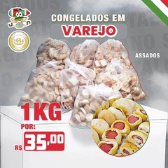 Salgados Pré Assados Tradicionais Congelados (1 kg): 4 tipos - Rende aprox. 50 unid. Não escolhe. - comprar online